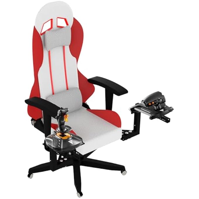 rayihni مجموعة 2 من عصا التحكم في لعبة الطيران مع نظام تثبيت المقعد متوافق مع THRUSTMASTER T.16000M FCS، SIMTASK FARMSTICK، HOTAS WARTHOG، LOGITECH X52، X56 - Image 1