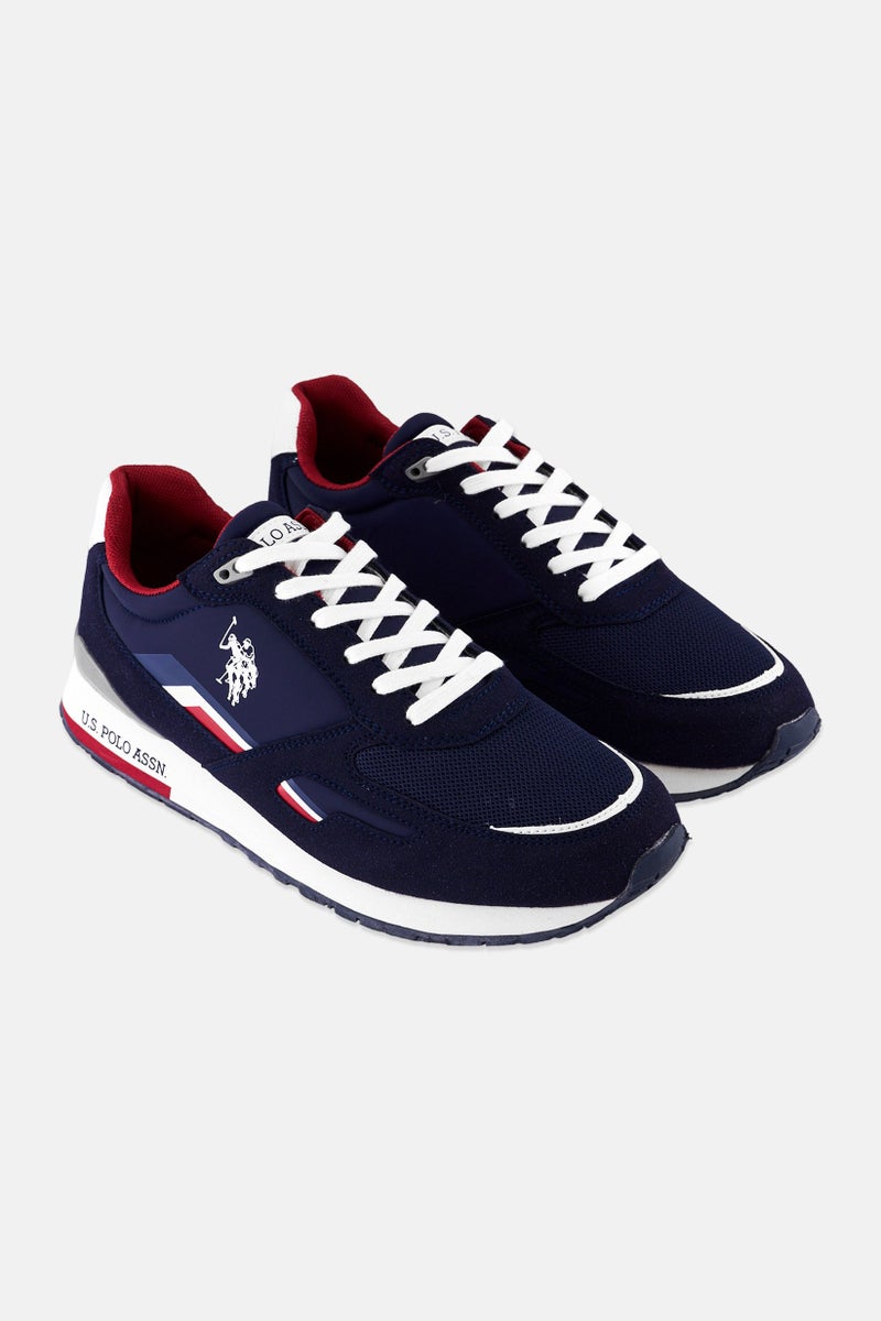 U.S. Polo Assn. Men Lace Up Casual Shoes, Navy  - Image 1