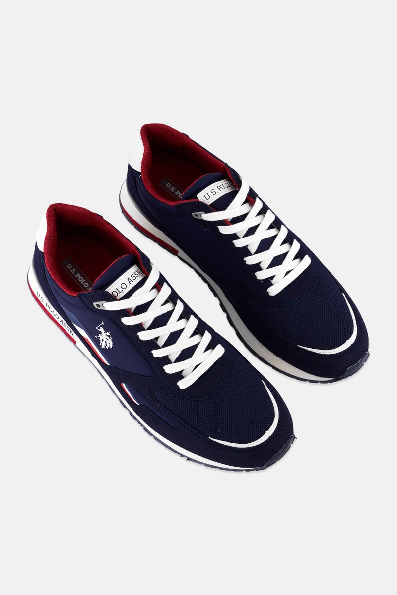 U.S. Polo Assn. Men Lace Up Casual Shoes, Navy  - Image 4