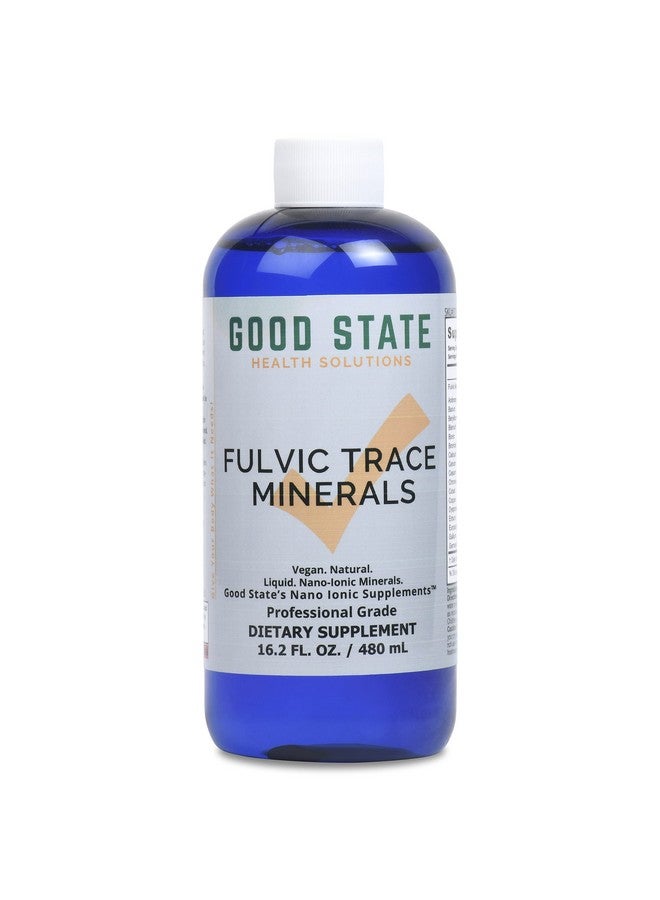 Good State Good State | Liquid Ionic Trace Minerals Blend with Fulvic Acid for Optimal Absorption | Trace Mineral Drops for Water for Essential Overall Health Support | 96 Servings at 125 Mg | 16 Fl oz Bottle  - Image 1