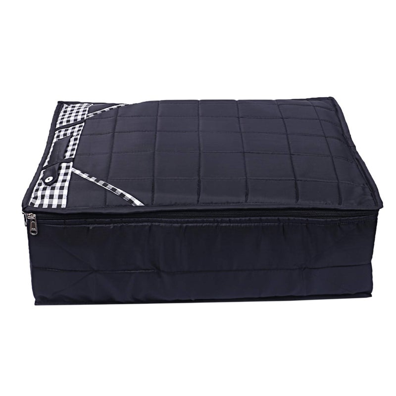 Kuber Industries Parachute Waterproof 2 Pieces Trouser Cover QuiltedWardrobe Organizer Black CTKTC023218 - Image 5