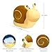 MUPI Snail Plush Pillow Toy Cute Stuffed Animal Snail Plush Kawaii Soft Decor Plushies Doll Gifts for Adults Kids Boys Girls Room Decor Yellow 177 Inch - Image 4