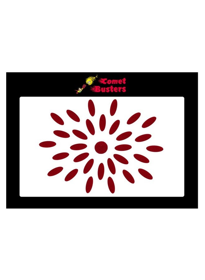 كوميت باسترز بيندي مخملية بيضاوية حمراء مصنوعة يدويًا من Comet Busters (BIN1856) (7 مم) - Image 4