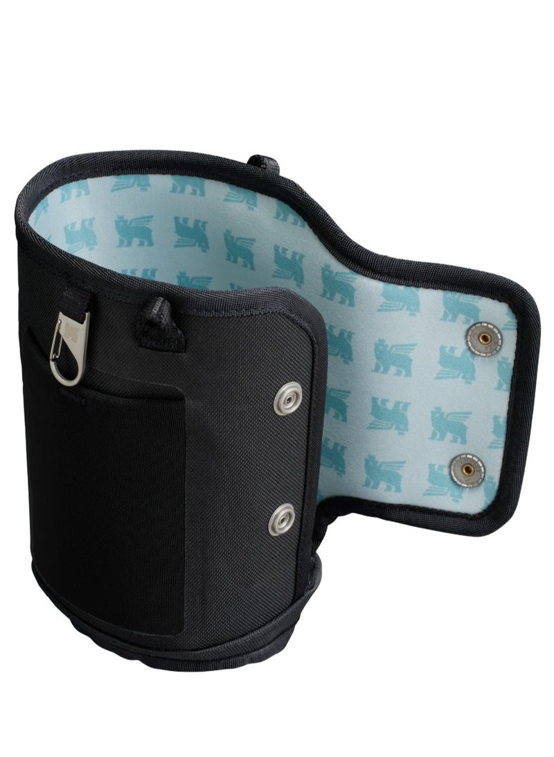 Stanley THE ALL DAY 40 OZ QUENCHER CARRY-ALL Tigerlily Black - Image 3