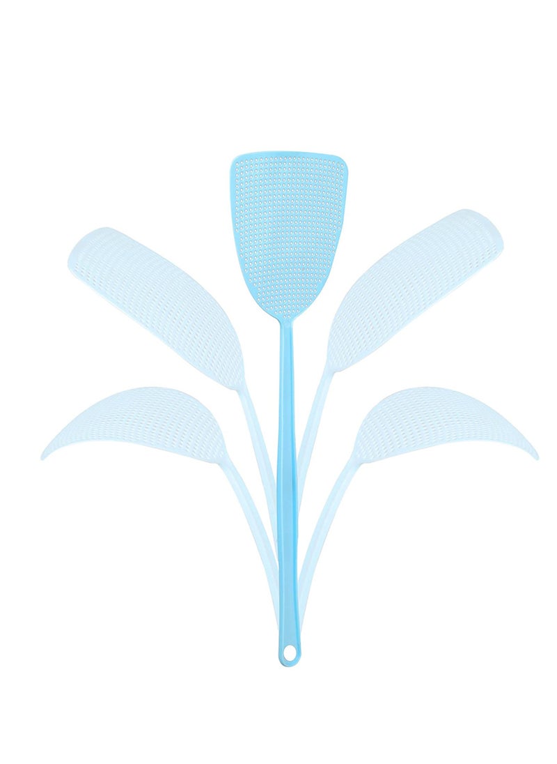 SYOSI - Fly Swatter 4 Pack, Plastic Fly Swatters Heavy Duty, Assorted Colors Strong Flexible Manual Fly Swatter with Long Handle, Insects, Bugs and Fly Killer Random Selection of Colors - Image 1