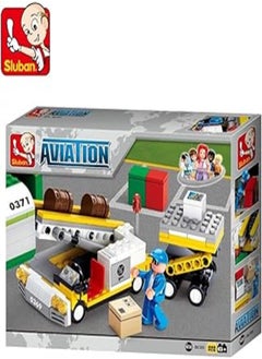 Sluban Sluban SlubanM38-B0369 M38-B0369 Aircraft Cargo Loader Building Bricks Set 