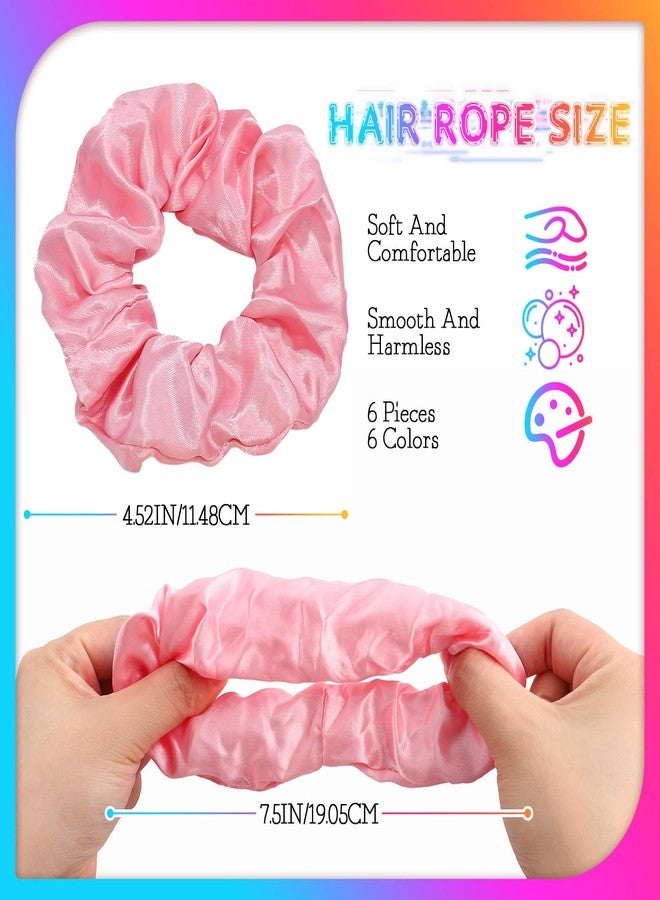 Woeoe Light Up Scrunchies,Glow in the Dark Hair Ties, Party Favor Halloween Hair Accessories for Women and Girls - Image 2