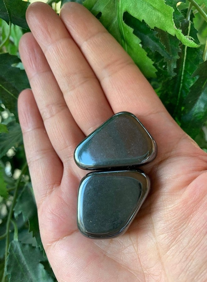 GAF TREASURES Wholesale Magnetic Hematite Tumbled Stones, Polished Natural Magnetic Hematite Gemstone, Magnetic Hematite Polished Rocks (Magnetic Hematite, 0.25 Pound) - Image 4