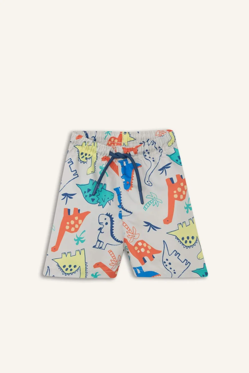 DeFacto Baby Boy Regular Fit Printed Swim Shorts