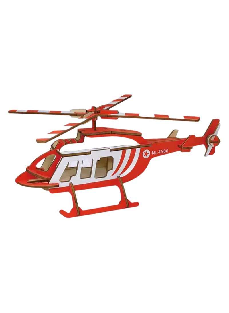 Wooden Puzzle 3D Model Building Blocks Assembly Toys For Boys (Yunzhi 4500) - Image 1