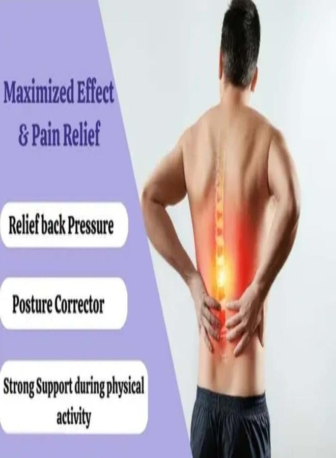 حزام ميدتريكس LS لتخفيف آلام الظهر | دعامة قطنية للرجال والنساء | ضغط قابل للتعديل | دعم أسفل الظهر للمكتب، الصالة الرياضية والاستخدام اليومي - Image 4