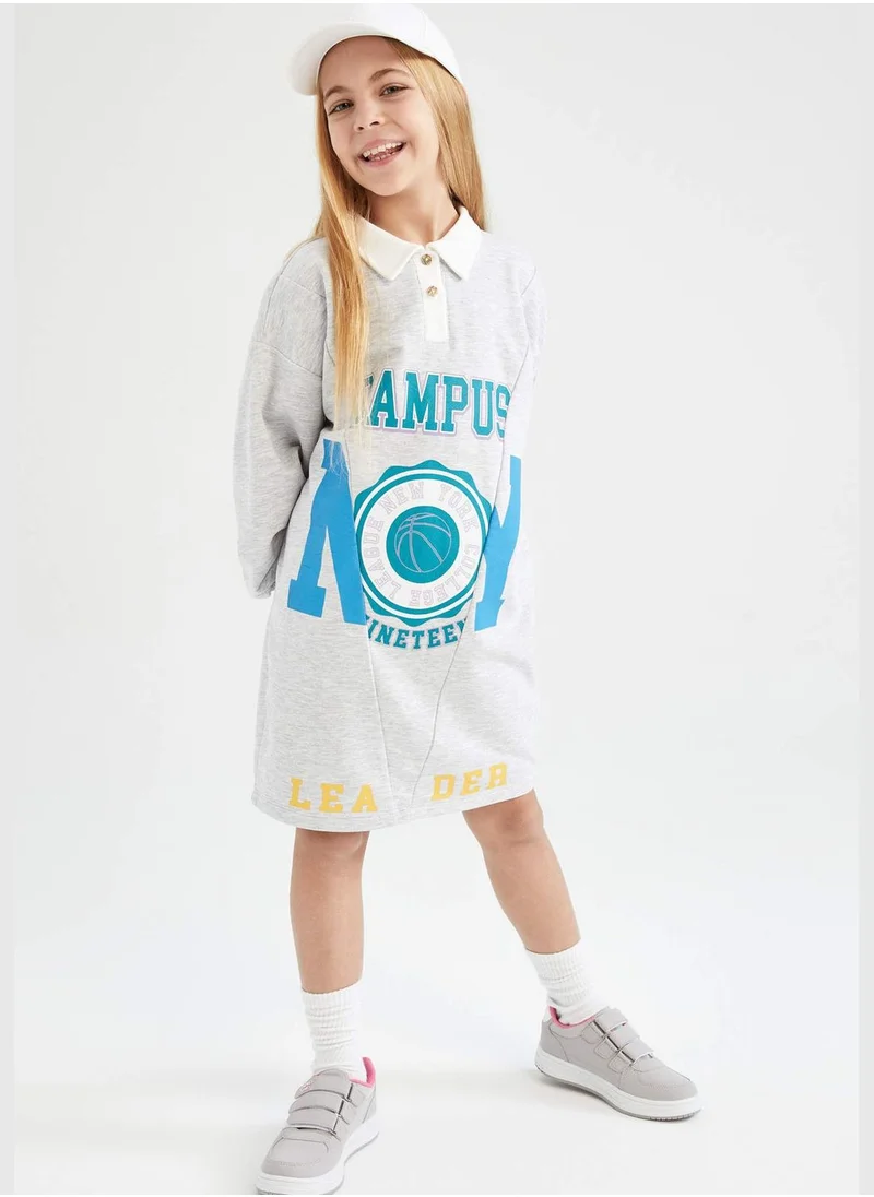DeFacto Girl Long Sleeve Knitted Dress