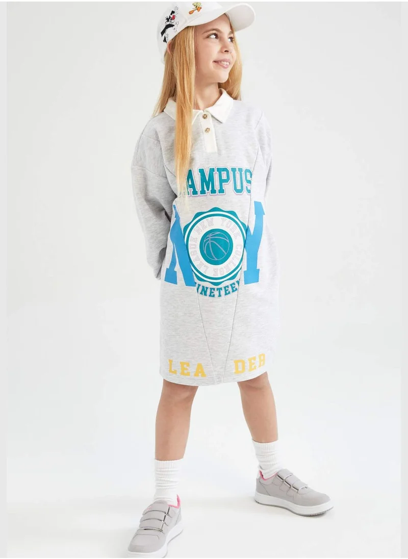 DeFacto Girl Long Sleeve Knitted Dress