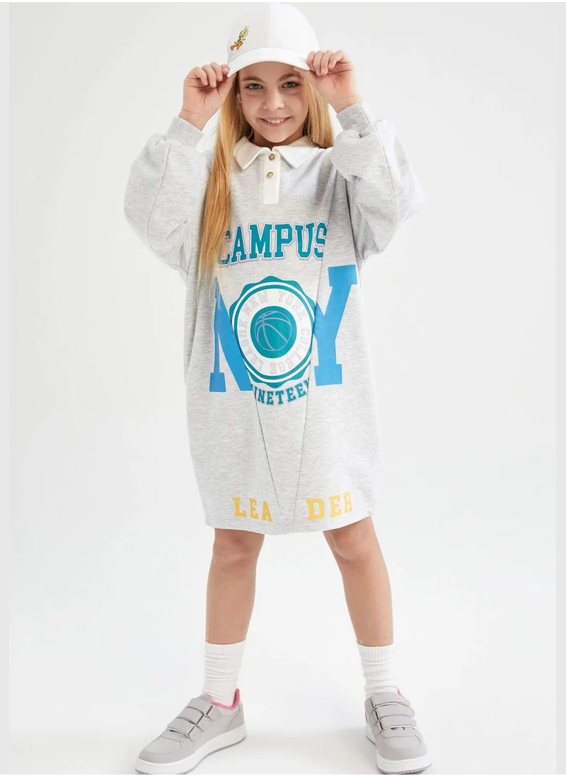 DeFacto Girl Long Sleeve Knitted Dress