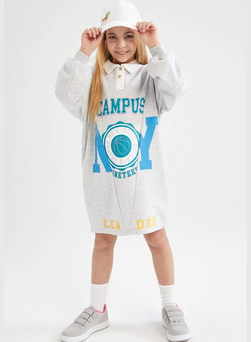 DeFacto Graphic Sweater Dress - Image 3