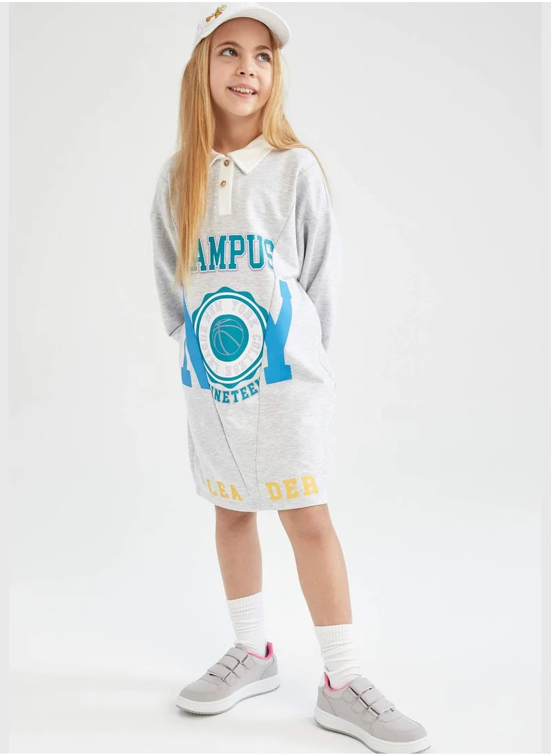 DeFacto Girl Long Sleeve Knitted Dress