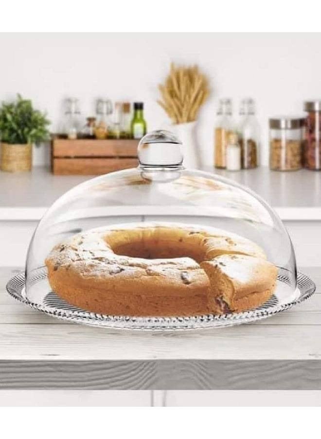 طبق زجاج كبير - Image 3