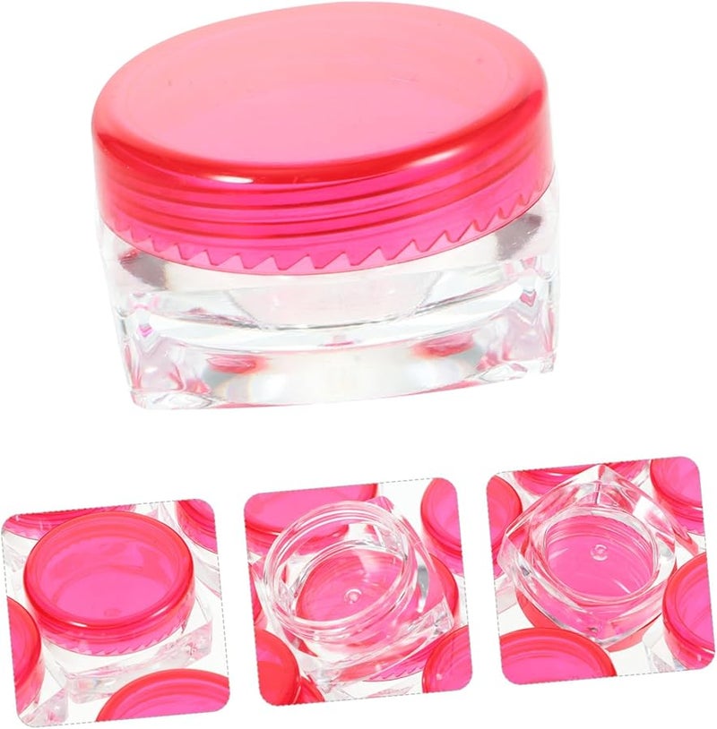 12 Pcs Travel Toiletries Containers Small Jars For Lotion With Flat Bottom Lids - Image 4