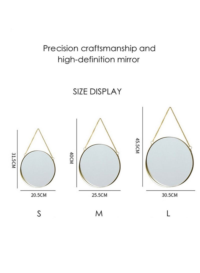 1 Piece Wall Mounted Bathroom Mirror Makeup Mirror Home Decor Mirror S\M\L