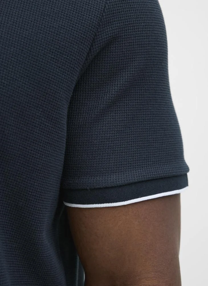 JACK & JONES Sky Captain Detail:Play Logo Plus Size Polo for Men | Best Price UAE