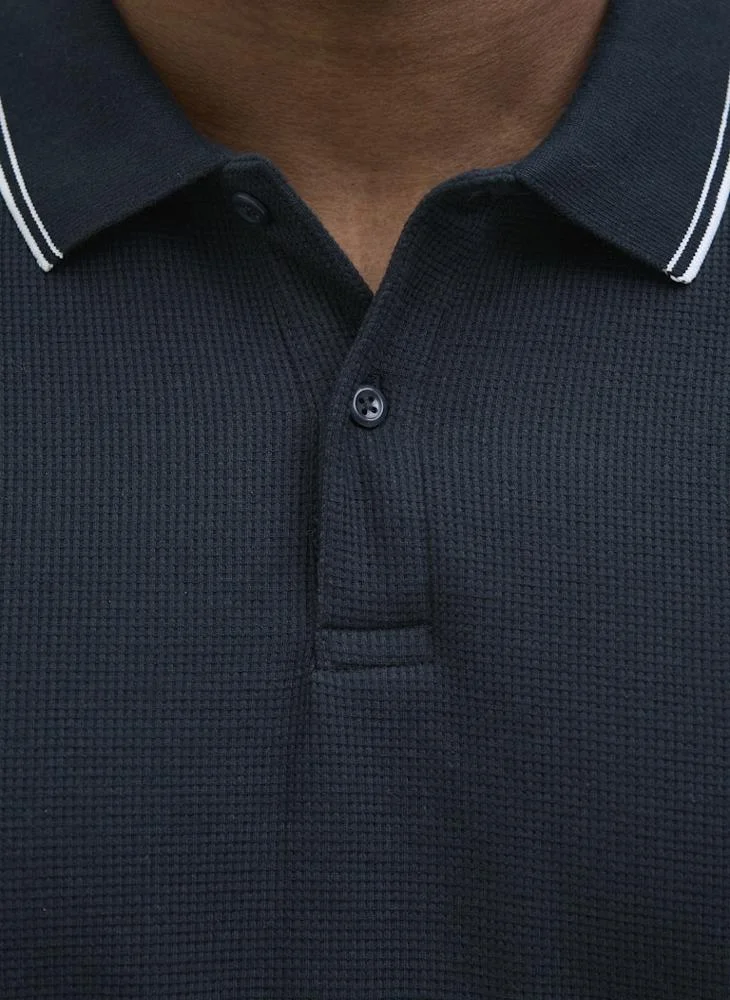 JACK & JONES Sky Captain Detail:Play Logo Plus Size Polo for Men | Best Price UAE