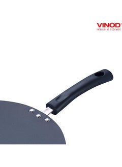 VINOD Zest Aluminium Non Stick Flat Multi Tawa for Roti, Paratha, Dosa, Egg, Pancake, Crepe- 32.5 cm, 3Layer Ceramic Coating, 4mm Extra Thick, Induction and Gas Stove Friendly, Bakelite Handle, PFOA Free  - Image 5
