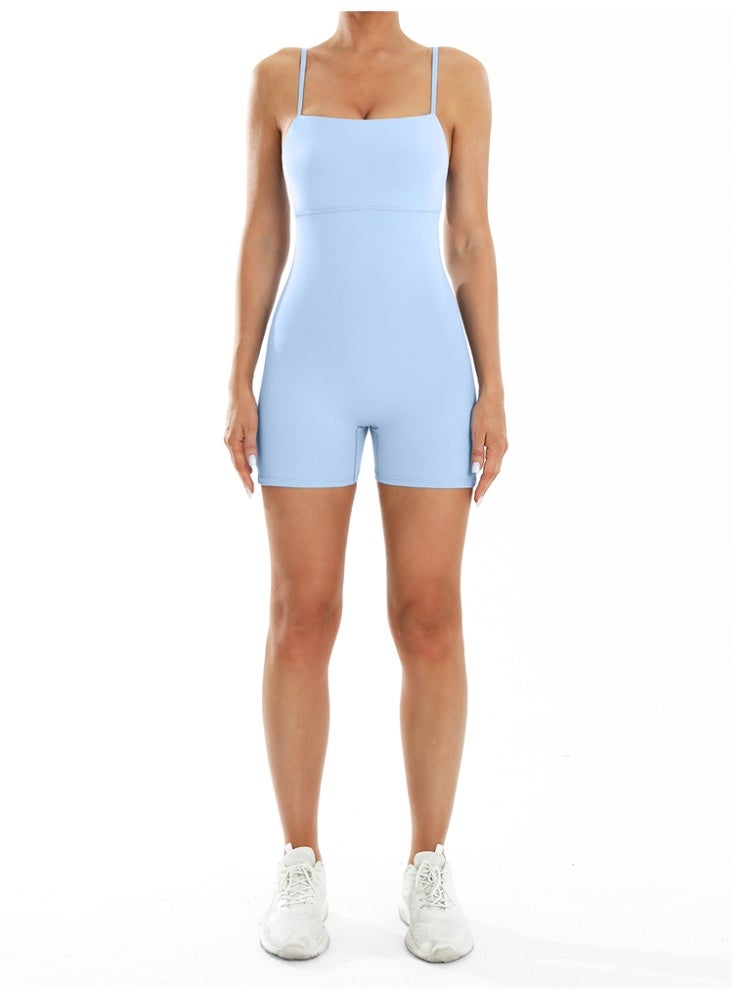 general Backless Sport Jumpsuits Short Gym Bodysuits Sportswear - Image 1