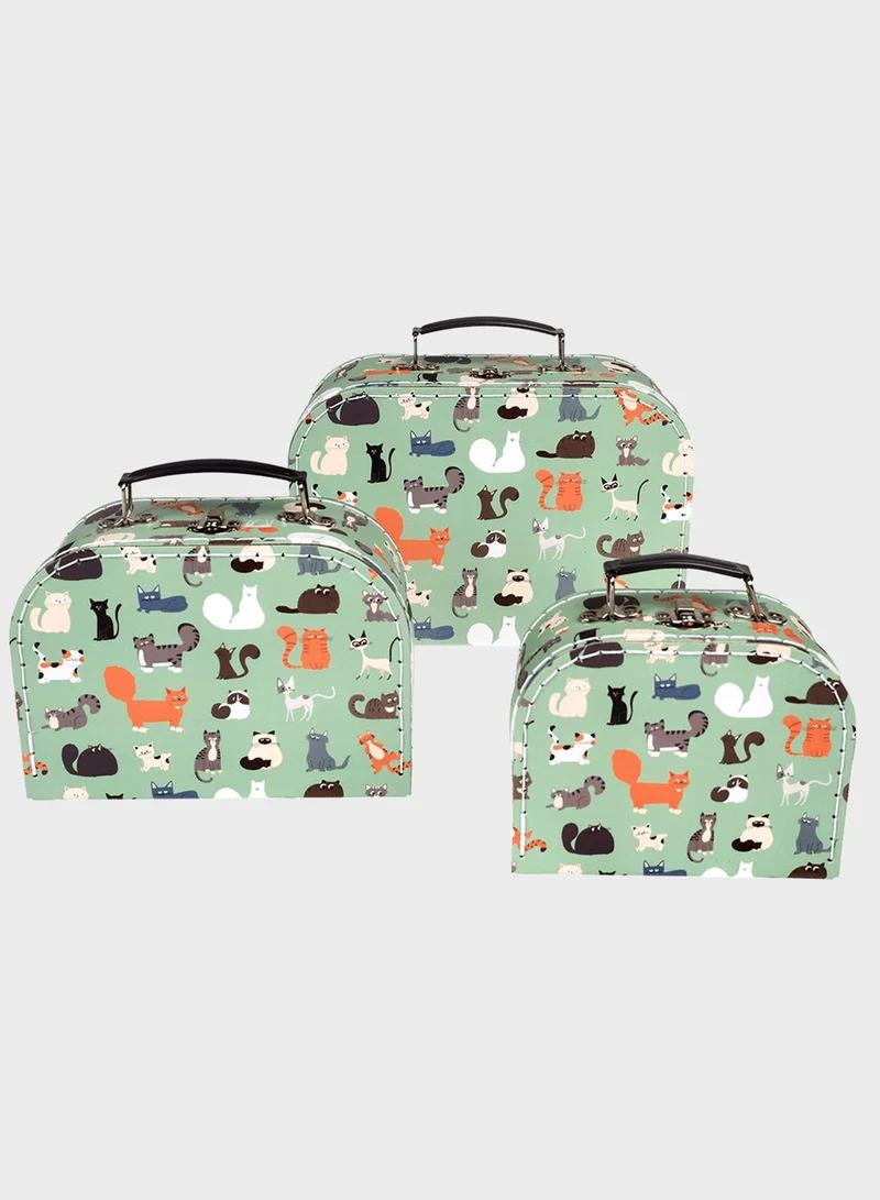 Rex London Set Of 3 Nine Lives Cases