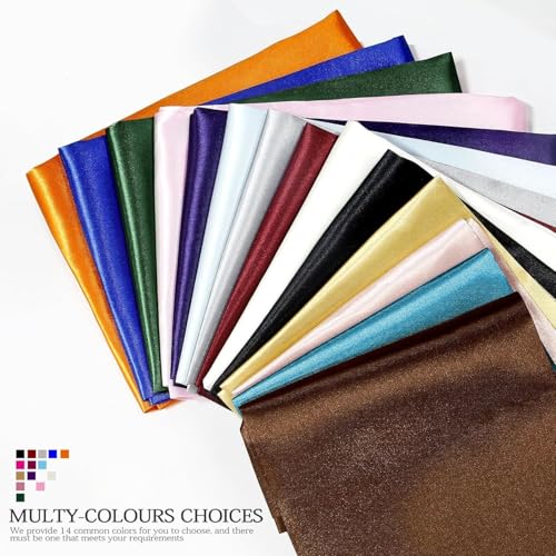Filloxy Plain Silky Shine Satin Fabric Material for Fashion Design Stitching Multiple Use Includes Dress, Pillow Cover, Designer Cloths, Home Decor Material - 44" Hight (Dust Rose, 10 Meter) - Image 3