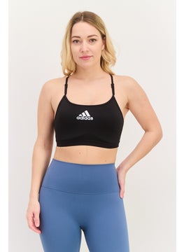 Women Brand Logo Non-Padded Sports Bra, Black - pzsku/Z768440D2A7D07363DF8FZ/45/_/1737642439/1351f93c-6f38-4a3b-b303-1908f8b37a50