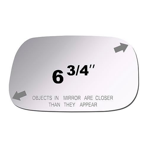 ReYee Side Mirror Glass fit for 2002 2003 2004 2005 2006 Toyota Camry Sedan Passenger Right Side Mirror Glass Replacement No Backing Plate Convex Including Adhesive(Japan Built) - Image 2