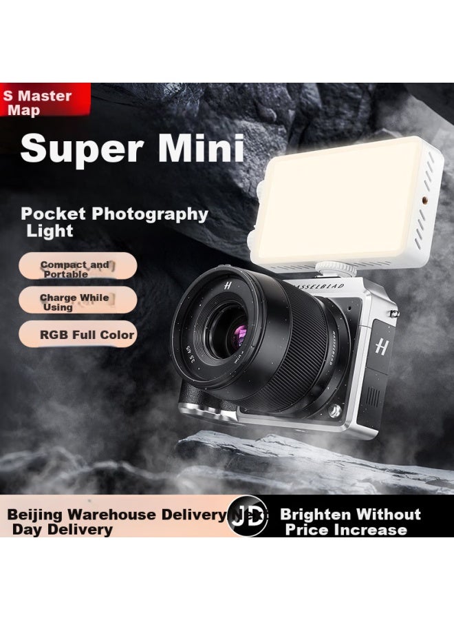 samtogo ضوء ملء شواتو المحمول للتصوير الفوتوغرافي للكاميرا، بدون مرآة، DSLR، الهاتف الذكي، ضوء جيب صغير، ضوء RGB محمول صغير LED للتصوير الفوتوغرافي، تصوير الفيديو، الإضاءة الاحترافية - Image 1