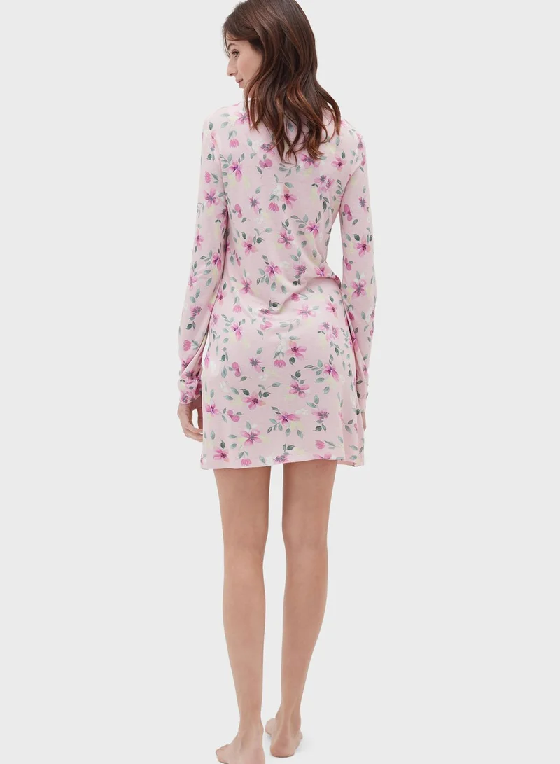 Ovs Floral Print Nightdress