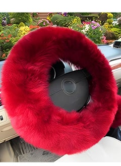 Fur cover for the steering wheel (red color) - pzsku/Z76849408957BFE66F792Z/45/_/1683016685/4ced9466-ae6c-4479-9cf5-06af3b0022ba