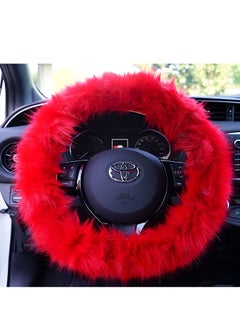 Fur cover for the steering wheel (red color) - pzsku/Z76849408957BFE66F792Z/45/_/1683016686/4944822a-0738-4625-bd48-c710aa80b459