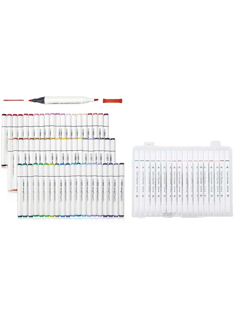 Huitich Acrylic 60-Color Marker Set - Image 1