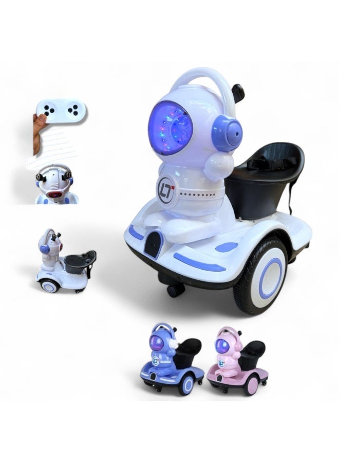 Smart electric scooter for children with four wheels and seat - Image 5