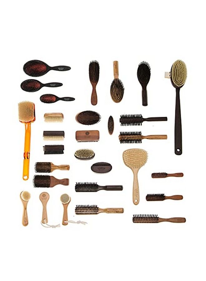 SHASH Made In Germany Captain 100% Boar Bristle Hair Brush For Men Suitable For Thin To Normal Hair Soft Bristles Lly Conditions Hair Improves Texture Exfoliates And Stimulates The Scalp - Image 5