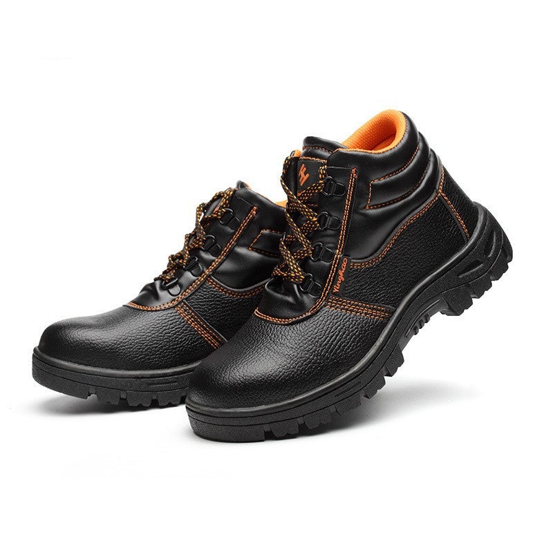 Labor Protection Safety Shoes – High Top Anti-Smashing Anti-Puncture Work Shoes for Men - Image 5