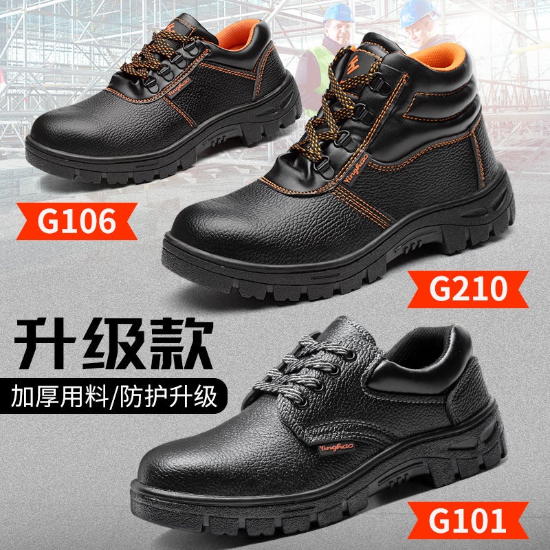 Labor Protection Safety Shoes – High Top Anti-Smashing Anti-Puncture Work Shoes for Men - Image 3