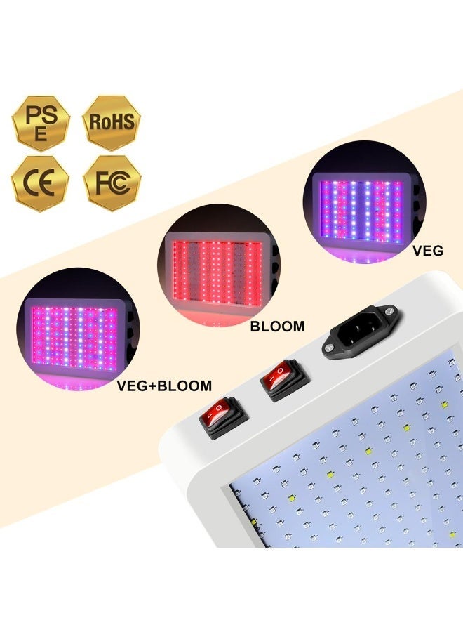 IDesign LED Plant Light Full Spectrum 312 LEDs Grow Lamps LED Panel Grow Light for Hydroponic Greenhouse Indoor Plant Flower Vegetative 2000W - Image 3