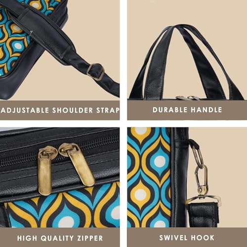 KUKLAR Nylon Designer Office Crossbody Laptop Messenger Bag for 13.3-Inch, 14-Inch, 15.6- Inch Laptop Bag for Men and Women - Image 5