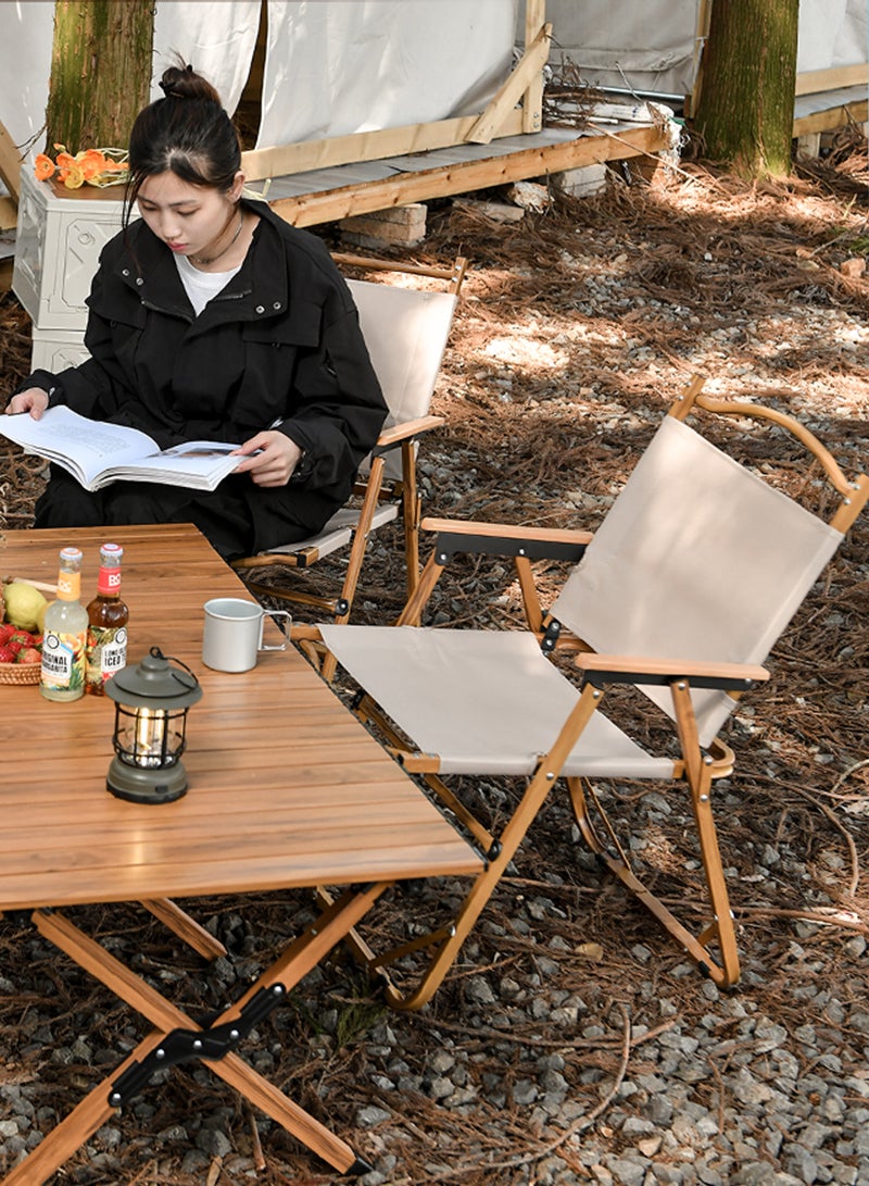 Sharpdo Outdoor Portable Waterproof Oxford Cloth Folding Chair, Suitable for Camping, Seaside, and Outdoor Activities 51*50*78CM - Image 3