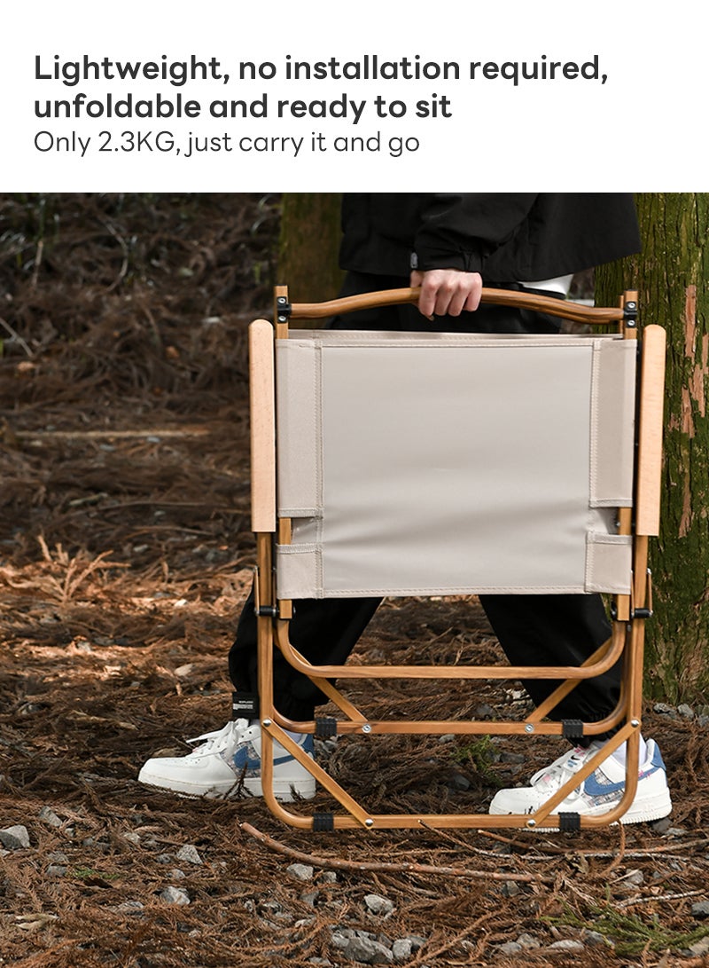 Sharpdo Outdoor Portable Waterproof Oxford Cloth Folding Chair, Suitable for Camping, Seaside, and Outdoor Activities 51*50*78CM - Image 5