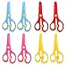 Yimaa 8 Pack Preschool Training Scissors Plastic Toddler Safety Scissors for Kids Left Handed Right Handed Training - Image 3
