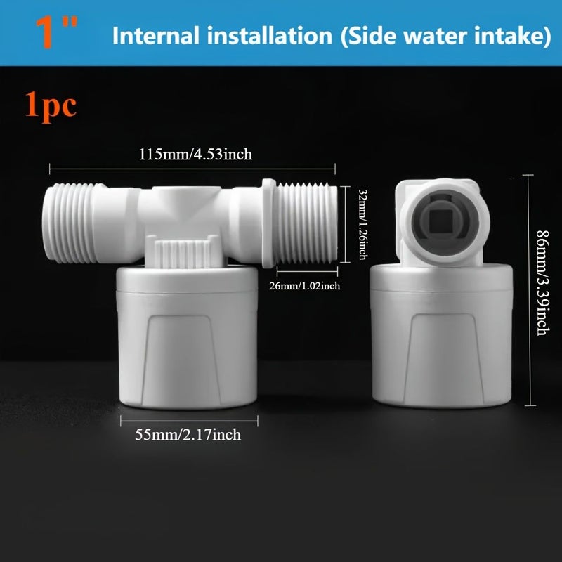 3/4 Inch Universal Nylon Float Valve Automatic Water Shut Off For Tank Pool Tower - Image 5