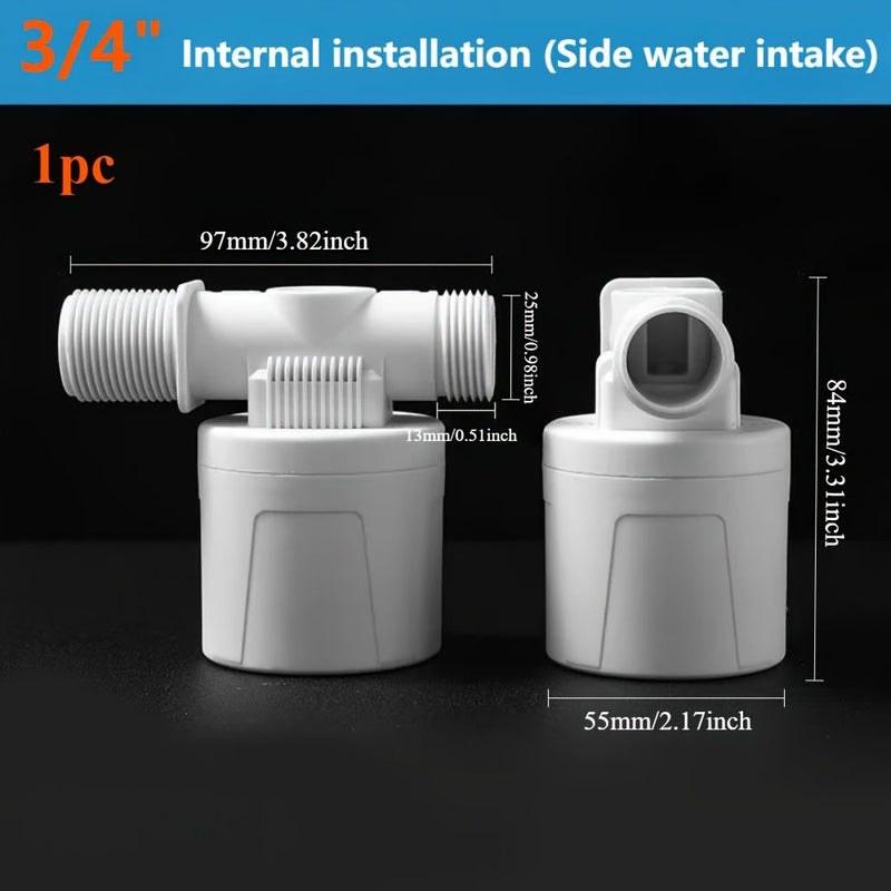 3/4 Inch Universal Nylon Float Valve Automatic Water Shut Off For Tank Pool Tower - Image 3