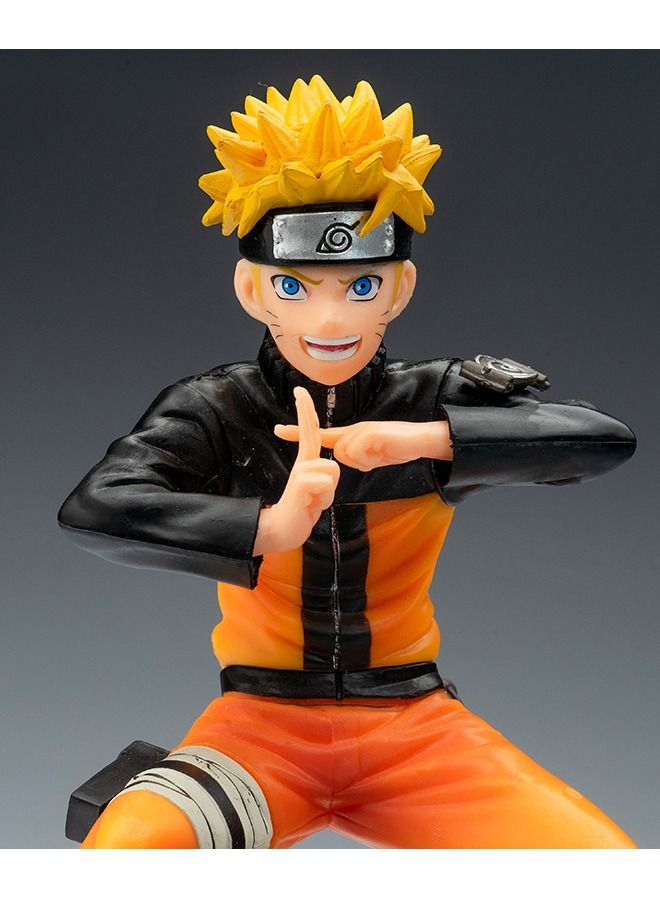 Anime Naruto Action Figure Collectible Model Statue Figure Toy with Base, Anime Realistic Model Ornament, Super Collectible Anime Action Figure Toy 18cm - Image 3