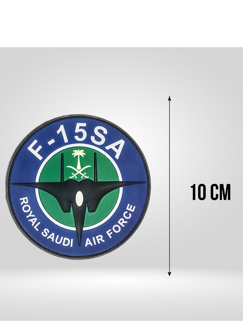 Fighter Gifts F-15 SA RSAF Round PVC patch 
