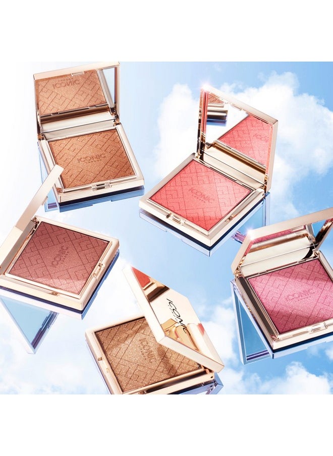 ICONIC LONDON Kissed By The Sundate Night Multiuse Blush Bronzer & Highligher For All Skin Types Crueltyfree Vegan Makeup 0.17 Oz  - Image 5